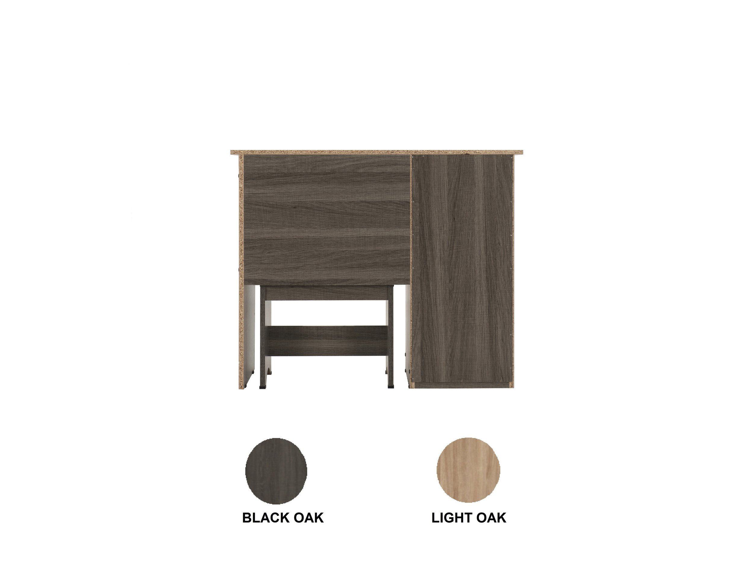 Premium 3 Drawer Desk/Dressing Table & Stool - Image 6