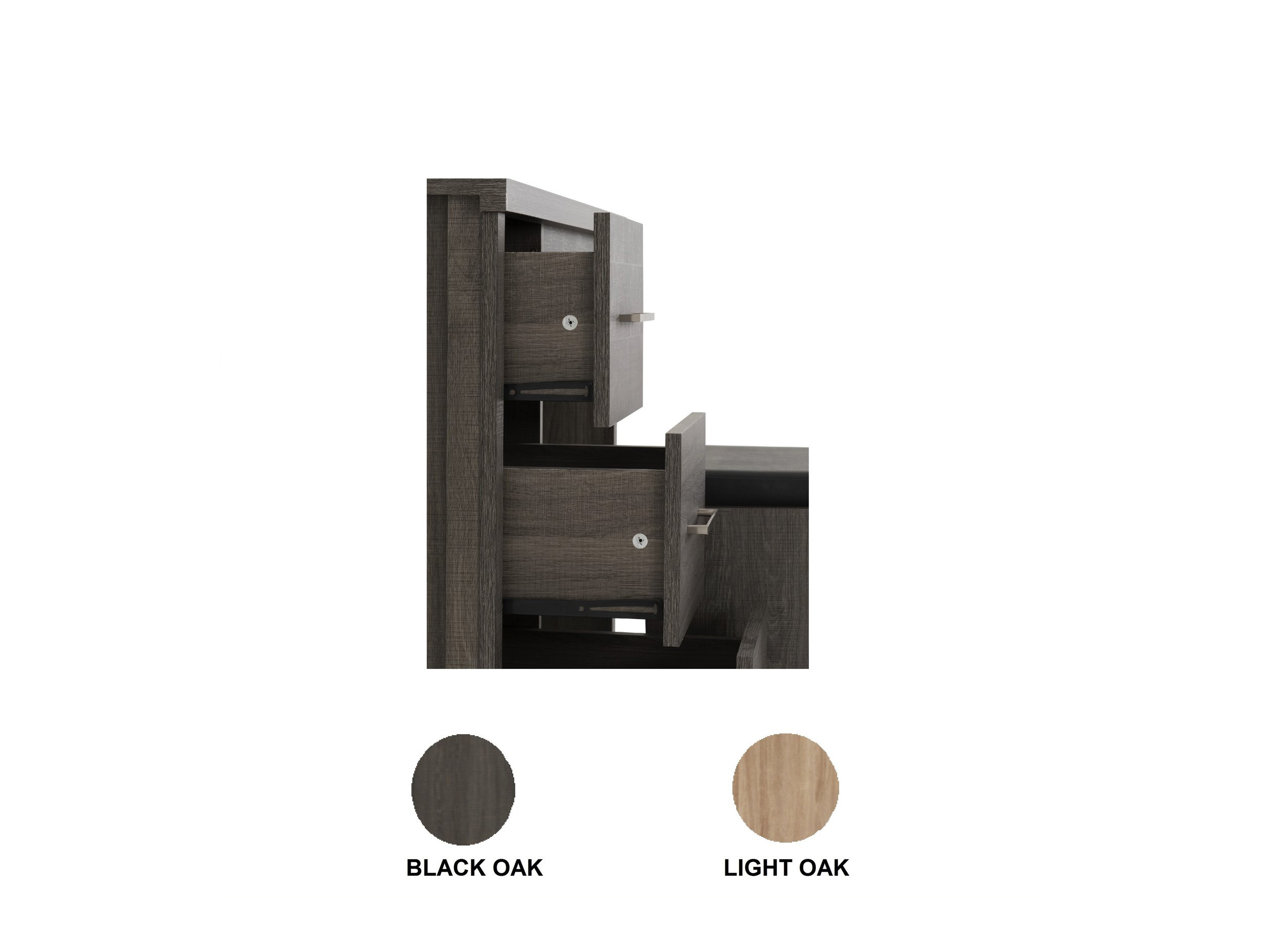 Premium 3 Drawer Desk/Dressing Table & Stool - Image 7