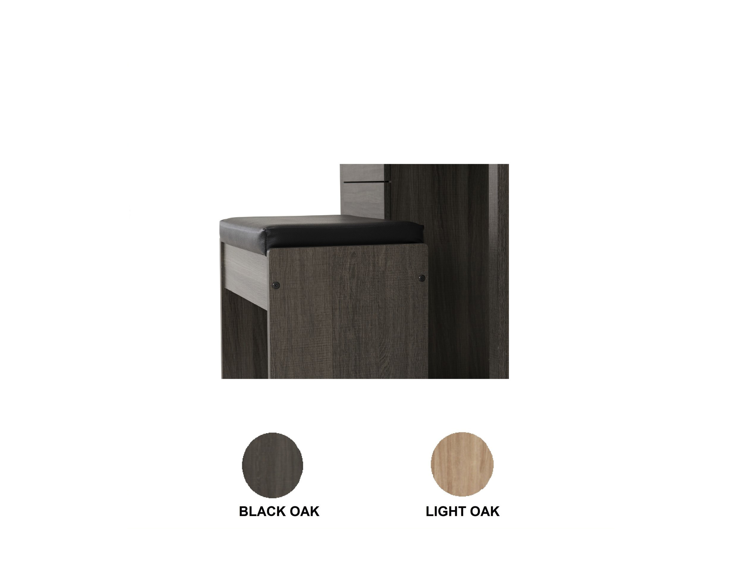 Premium 3 Drawer Desk/Dressing Table & Stool - Image 8