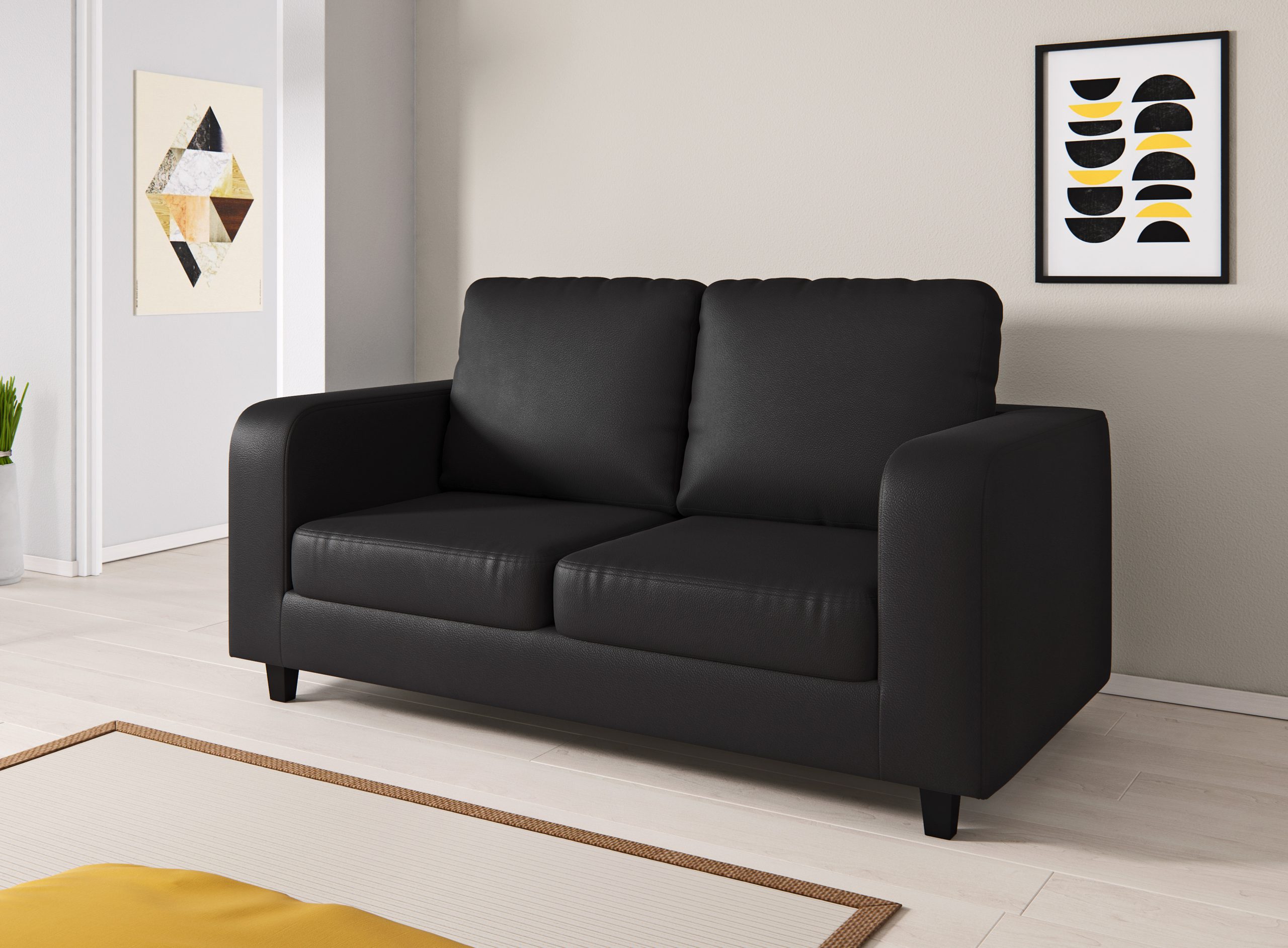 Box Sofas - Grey Fabric (NEW STYLE) - Image 6
